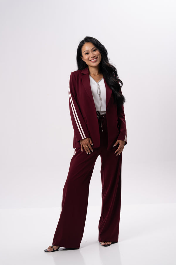 Red Striped Pants