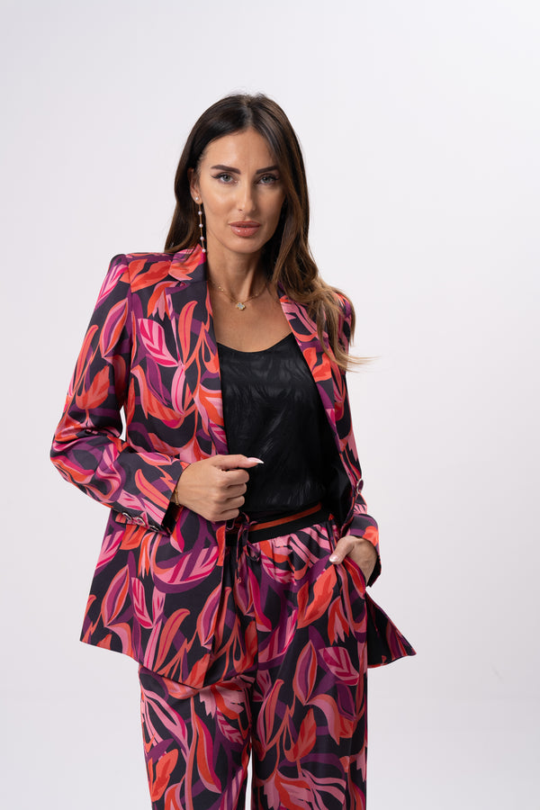 Floral Satin Jacket